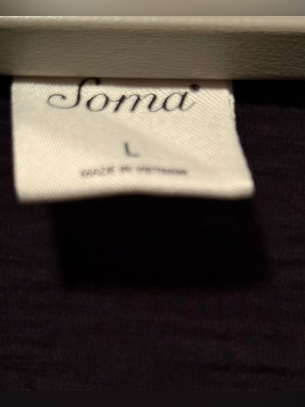 Soma Black V-Neck Tee with 'Mornings Are for Mimosas' Script - Picture 3 of 3